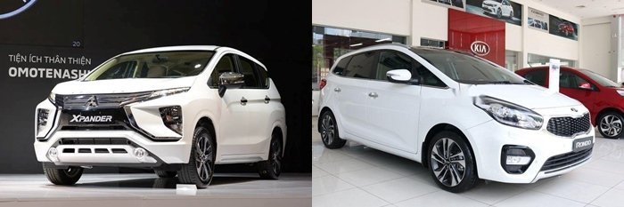 So sánh xe Mitsubishi Xpander 2020 và Kia Rondo 2020