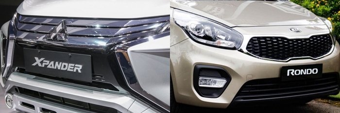 So sánh xe Mitsubishi Xpander 2020 và Kia Rondo 2020